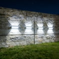 thumbnail image 4 of weibbin Solar Wall Lights Outdoor Garden Fence Light Waterproof LED Landscapes for Patio Yard Gate Pathways, 4 of 6