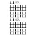 thumbnail image 2 of yingyy 30 Pieces Self Tapping Screws Clips License Plate Screw Replacement for Q5 Q3 6 2Set, 2 of 6