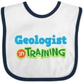 thumbnail image 3 of Inktastic Geologist in Training Boys or Girls Baby Bib, 3 of 4
