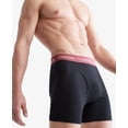 thumbnail image 4 of Calvin Klein Men's Cotton Stretch 3-Pack Boxer Brief, Black Bodies W/Grey Heather, Silver Birch, Raspberry Blush, Small, 4 of 6
