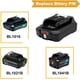 thumbnail image 3 of Batería y cargador  battery 12V, compatible con Makita BL1015, BL1016, BL1021B, BL1041B, 12V 2000 mAh, para Makita DC10WD, DC10SB, DC10WC, 3 of 7