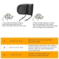 thumbnail image 2 of Foxtail Mask Dogs Head Protector, Foxtails Protection for Dogs Adjustable Elastic, Dog Soft Net Mask for Outdoor Hiking Camping, Breathable Mesh Muzzles for Dog(RL), 2 of 6