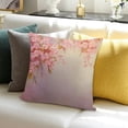 thumbnail image 3 of Pratyus Flowered Tree Decor Holiday Pillow Case for Home Sofa Couch, Set of 1 Linen Cushion Cover 24x24in, 3 of 5