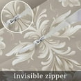 thumbnail image 7 of Light Brown Flowers Throw Pillow Cover 20 x 30 Inch Decorative Pillow Cover Rustic Boho Ethnic Middle Century Lumbar Pillowcase Seasonal Rectangle Cushion Case for Couch Sofa Bed Living Room, 7 of 7