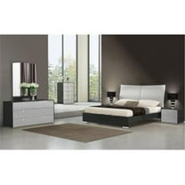 Vera Modern Bed - Grey - Queen