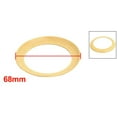 thumbnail image 4 of 68mmx49mmx0.8mm Air Compressor Compression Piston Ring Yellow, 4 of 5
