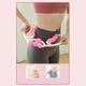 thumbnail image 4 of Wosthever Masajeador Rodillo Pierna Relajación muscular Entrenamiento físico en el hogar Palo de masaje de mano Equipo para moldear el cuerpo Ropa Deportiva, Zapatos Azul claro, 4 of 6