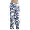 thumbnail image 2 of Doublju Women's High Waist Casual Drawstring Wide Leg Pajama Pants, 2 of 3
