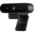 thumbnail image 1 of Cámara web Logitech BRIO Ultra HD para grabación y transmisión de videoconferencias (negra) (renovada), 1 of 2