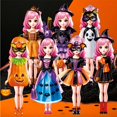 thumbnail image 4 of Muñecos magnéticos de Halloween para disfraces Kidcraft con escena 3D, 4 of 8