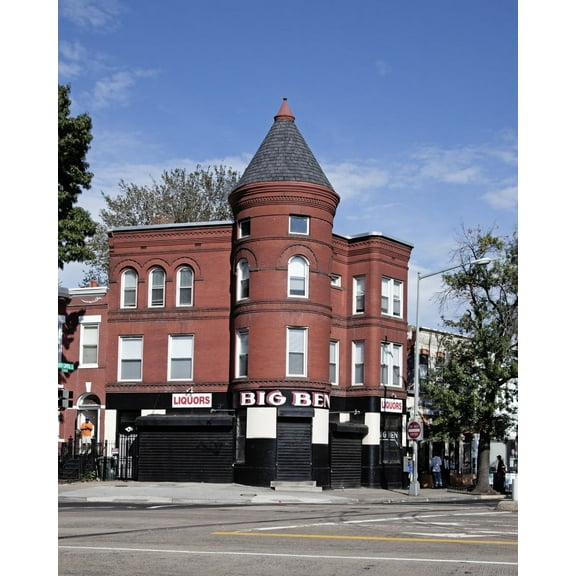 Print: Building On The Corner Of North Capitol St. And New York Ave., NW