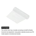 thumbnail image 4 of Unique Bargains RC Hinges 0.5 Inch x 0.5 Inch x 0.6 Inch Hatch Hinge for RC Model Airplane Parts 5 Pcs, 4 of 4