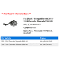 thumbnail image 2 of Fan Clutch - Compatible with 2011 - 2014 Chevy Silverado 2500 HD 2012 2013, 2 of 2