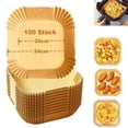 thumbnail image 1 of Keep Air Fryer Clean with Air Fryer Liners, Non-stick Coating for Easy Cleanup, 1 of 6