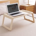 thumbnail image 4 of Camiseta Portátil Camiseta PP Plegable Simple Bownward Booted Diseño Mesa de Cama de Escritorio Con Orificio de Carga para El Dormitorio Dormo, 4 of 5