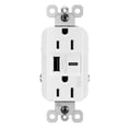 thumbnail image 2 of Legrand Wrr26usbac6 Radiant 15 Ampere Tamper Resistant Weather Resistant Electrical Outlet, 2 of 4