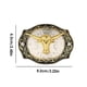 thumbnail image 3 of Hebilla de cinturón de plata Golden Long Horn Cuerno Americano Accesorios de prendas de vestir Cowboy Hebillas de moda como un regalo perfecto con cuernos para hombres Inevent AP004733-00, 3 of 6