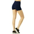 thumbnail image 3 of TheLovely Women & Plus Soft Cotton Active Stretch Outseam Workout Boy Shorts with Wide Wastband (12" Boy Shorts), 3 of 4
