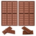 thumbnail image 1 of Moldes para barra de chocolate, moldes de silicona para proteínas y barra de energía, moldes para chocolate y dulces, paquete de 2 silicona de grado alimenticio, 1 of 5