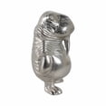 thumbnail image 3 of Whimsical Walrus Figurine for Home Decor - Metal Sculpture for Bathroom, Office, Room, Living Room and Shelf Accents - Coastal Aluminum Ornament Statue for Bathroom Counter - 9", Silver & Metallic, 3 of 13
