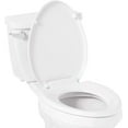 447334 Elongated ClosedFront Toilet Seat Lid with Soft Close Quick