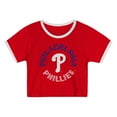 thumbnail image 2 of Girls Preschool Red Philadelphia Phillies Double Run T-Shirt & Shorts Set, 2 of 5