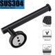 thumbnail image 4 of Bathroom Towel Ring Set, Stainless Steel Matte Black Hardware Accessories Set Includes Hand Towel Holder, Toilet Paper Holder, 4 of 5