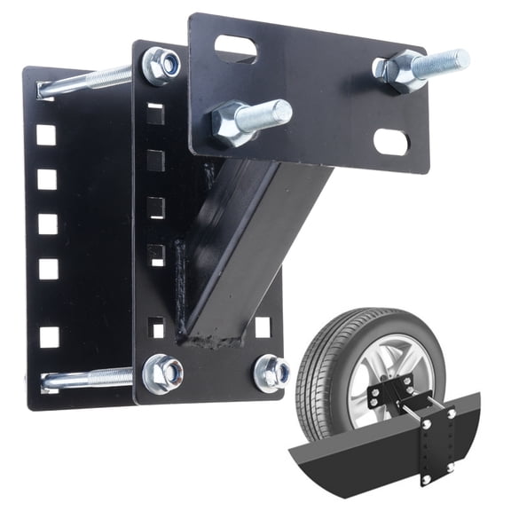 Universally Spare Tire Mounting Bracket for 4 5 6 Lugs Patterns Quick Installation Secure Hold For Trailer