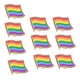 thumbnail image 1 of Insignia De La Bandera LGBT De 10 Piezas Regalo Perfecto De La Insignia Del Pin Del Iris - Hace Una Idea Maravillosa Del Regalo Zulema Insignia de pines de arco iris, 1 of 8
