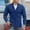 Blue, variant on Mens Cable Knit Cardigan Sweater Shawl Collar Loose Fit Long Sleeve Casual Cardigans Mens Cardigans Black L