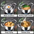 thumbnail image 6 of 304 Stainless Steel Stock Pot with Thickened Bottom and Double Handles, Large Capacity Soup, Stew and Boiling Pot, Compatible with Gas, Induction and Electric Stovetops, 6 of 8