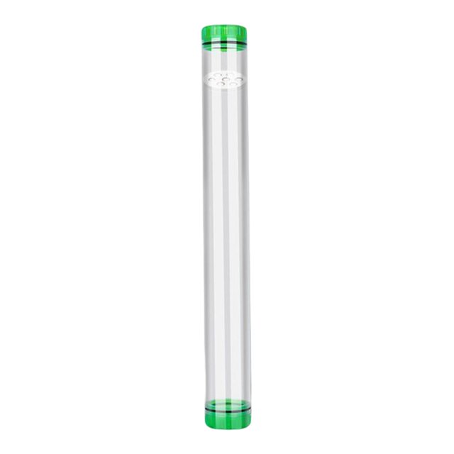 Caña de pescar acrílica flota sin fugas sellada, tubo de almacenamiento duradero portátil ligero tubo de flotador de pesca para herramientas de pesca , blanco, Delgado Delgado 70cmx4.6cm DYNWAVEMX Flotador de caña de pescar