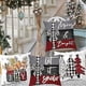thumbnail image 2 of 45x45 cm Christmas Cushion Covers Merry Christmas Joy Xmas Trees Red and Black Decorative Winter Holiday Cushion Case Decoration for Coach Sofa Set of, 2 of 4