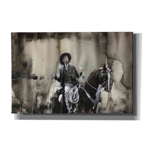 Epic Graffiti 'Wrangle' by Oscar Alvarez Pardo, Canvas Wall Art, 18"x12"