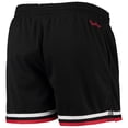 thumbnail image 4 of Women's Mitchell & Ness Black Chicago Bulls Hardwood Classics 1996 NBA Finals Jump Shot Shorts, 4 of 4