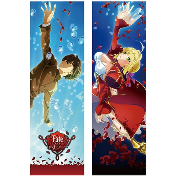 Saber And Hakuno Fate Extra Last Encore Body Pillow Case Walmart Com Walmart Com