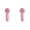 Pink 2PCS, variant on New Charging Silicone Cleanser Electric Facial Wash Miniature Wate Rproof Ultra So.n Ic Pore Cleaner Infusion Nourishment A New Choice For Beauty 长14.6宽6.5高6.5cm