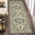 thumbnail image 2 of FairOnly Brown 2'x6' Washable Runner Rugs for Hallway Vintage Non Slip Area Rugs for Entryway Laundry Traditional Runner Rug, 2 of 7
