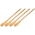 thumbnail image 1 of 4PC Handmade Natural Wooden Coffee Tea Long Thin Handle Mixing Spoons (White), 1 of 6