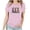 Pink, variant on Puntoco Plus Size Tops 2025 Easter Shirt for Women Happy Easter Egg Tee Cute Bunny Graphic Funny Letter Print Casual Short Sleeves Tee Tops White XL(XL)