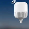 thumbnail image 1 of Bombilla LED inteligente con radar de inducción, luz y sonido, control de luz, tornillo E27, lámpara LED de ahorro de energía para pasillo doméstico, 1 of 5