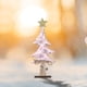 thumbnail image 3 of Mesa de de Navidad de madera, decoración de Navidad, adornos de es de Navidad de madera para fiesta de de Navidad, decoración de Rosado yotijar árbol de escritorio, 3 of 10