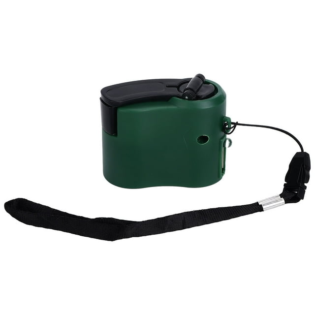 Chargeur de Téléphone à Manivelle USB, Manivelle LED Léger Chargeur à Manivelle USB pour le Camping pour l'Extérieur pour la Randonnée Vert
