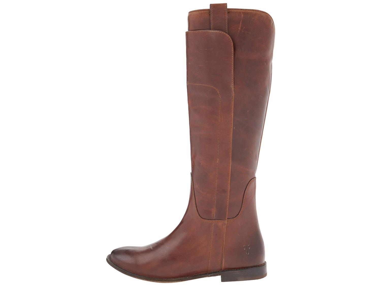 frye paige tall riding boot cognac