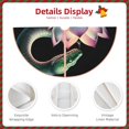 thumbnail image 3 of Balery Snake Holding A Lotus Printed Christmas Tree Skirt , Merry Christmas Party Christmas Tree Decoration,Adjustable Tree Skirt-48", 3 of 6