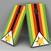Zimbabwe Flag Cornhole Board Vinyl Decal Wrap