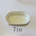 thumbnail image 2 of Solid Color Dining Plate Oval Deep Plate Home Breakfast Plate Salad Plate Dessert Plate Restaurant Ceramic Plate Simplicity, 2 of 5