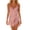 Pink, variant on NominalSnug Nightgown for Women Sleeveless Spaghetti Strap Nightdress Deep V Neck Side Split Short Nightshirts Nightwear