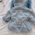 thumbnail image 5 of Juebong Baby Jackets Savings Toddler Kids Baby Girls Hooded Faux Fur Fleece Warm Thick Denim Coat Outwear, 5 of 9