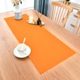 thumbnail image 2 of KKFEN-Farmhouse Orange Table Runner Small Short Table Runners 36 Inches Coffee Table Runner for Dresser Living Room Bedroom Holiday Party Banquet 12X36 Inch, 2 of 4